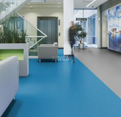 Forbo Marmoleum Decibel on Order 364535 neptune blue фото 3 | FLOORDEALER